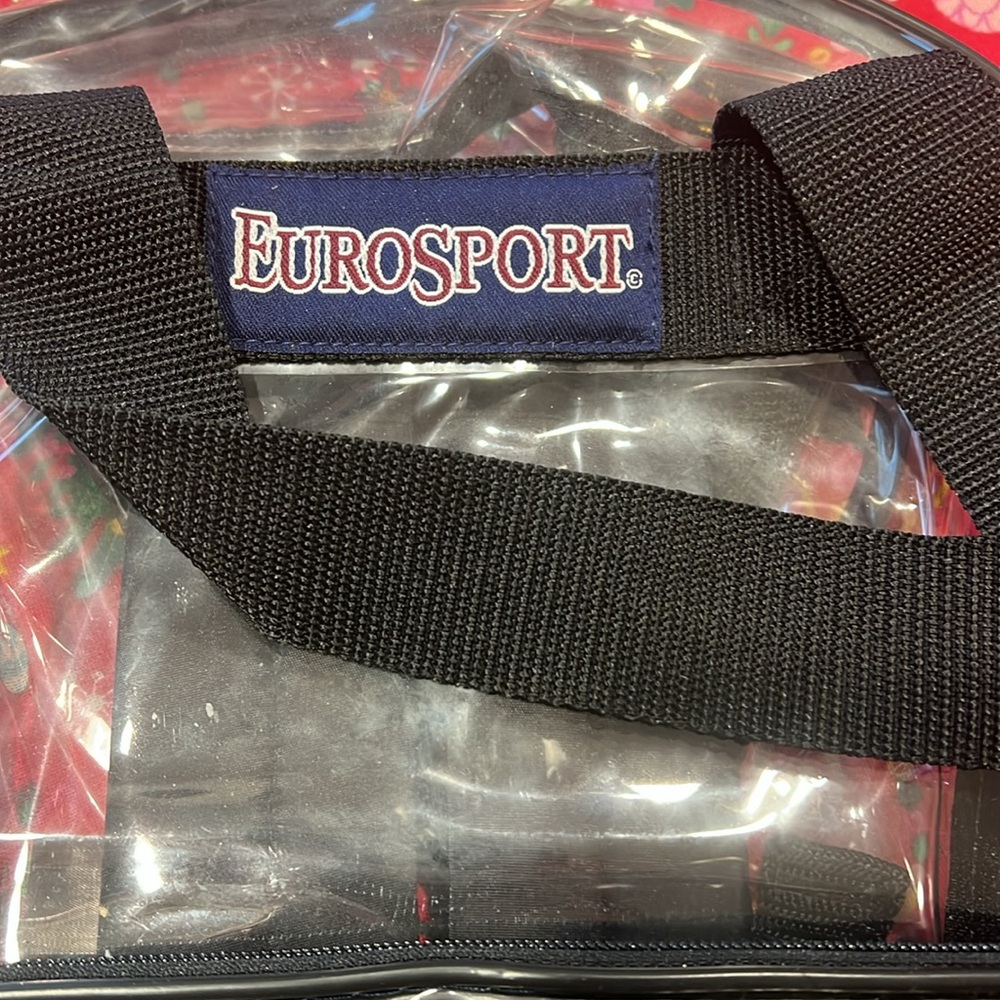 NWT Eurosport clear backpack.